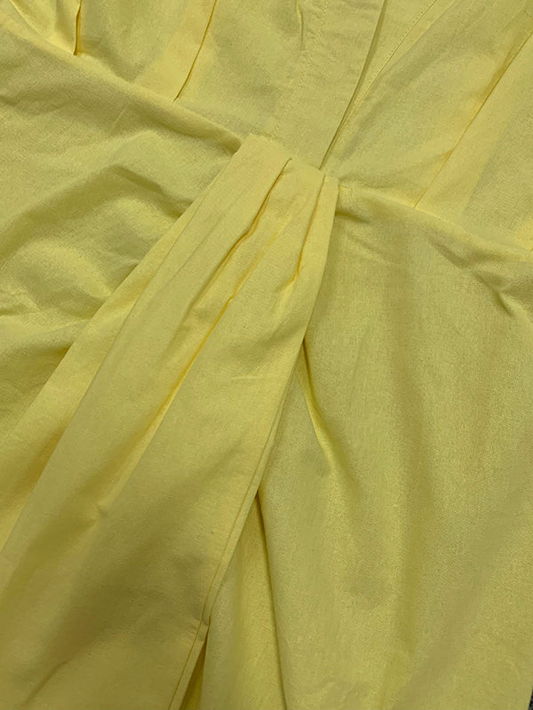 Solid Color High-low Loose V-neck Maxi Dresses