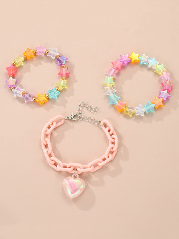 Heart Shape Star Shape Bracelet Accessories