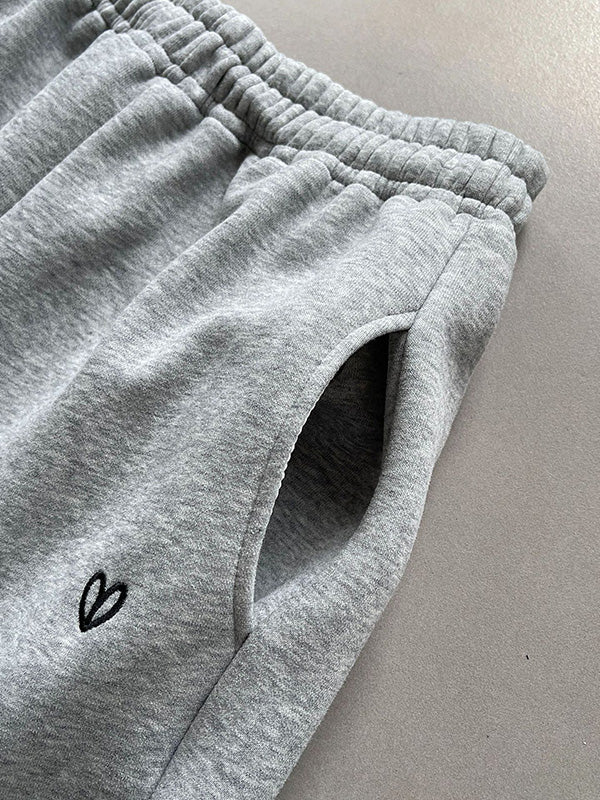 Elasticity Split-Joint High Waisted Loose Trousers Pants