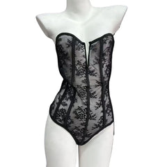 Erotics Western Style Lace Sensual See Through Flirting Alluring Attractive Breathable Premium Exquisite Erotic