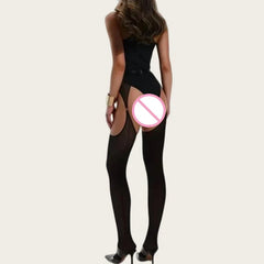 Exotics Lingerie Sets Mesh Belt Stockings Slim Cougar Tank Tempted Open Crotch Cool Girls' Outfit