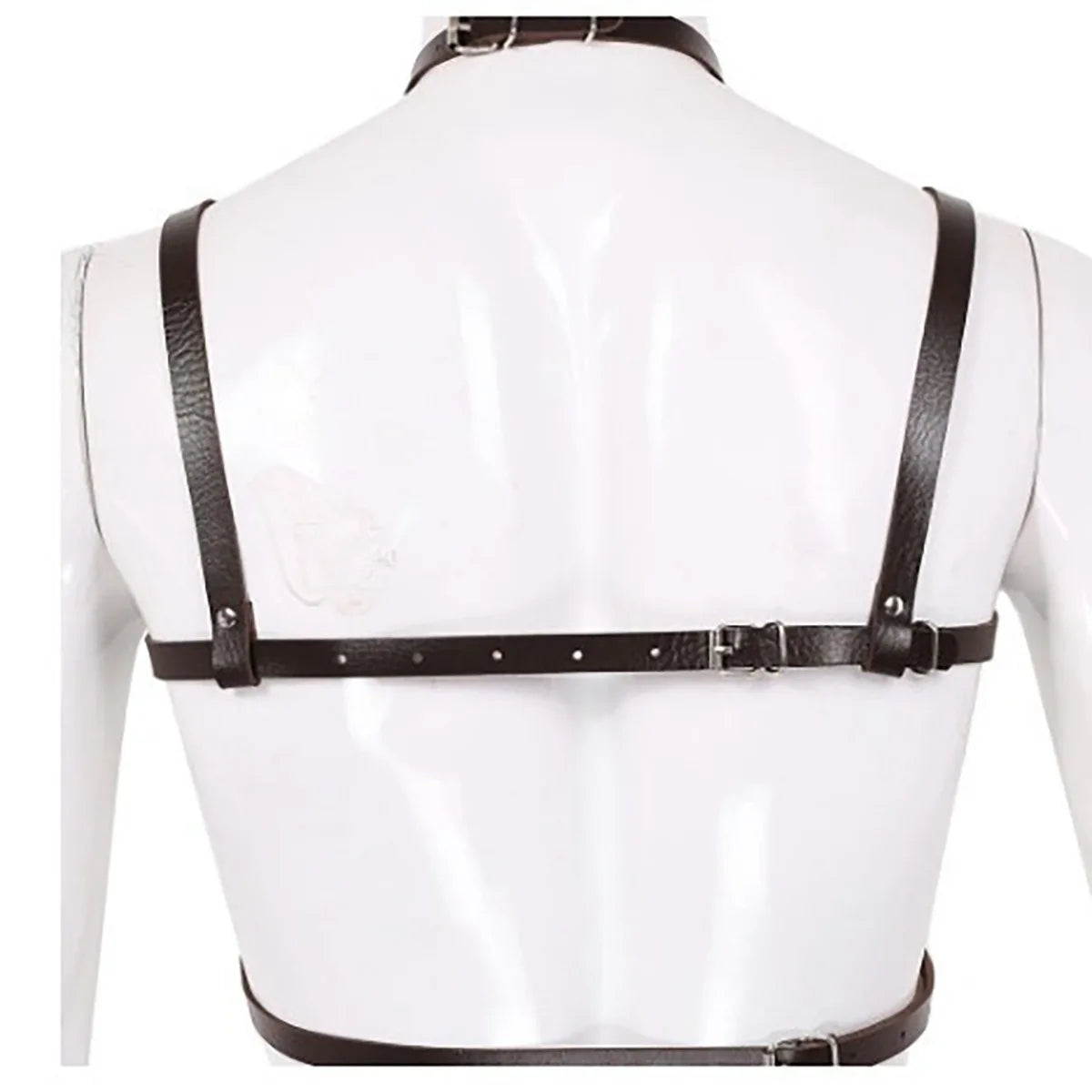 Men Fetish Leather Harness Bondage Body Lingerie Harness Gay Adult Adjustable BDSM Erotic Gallowses Belts Harness