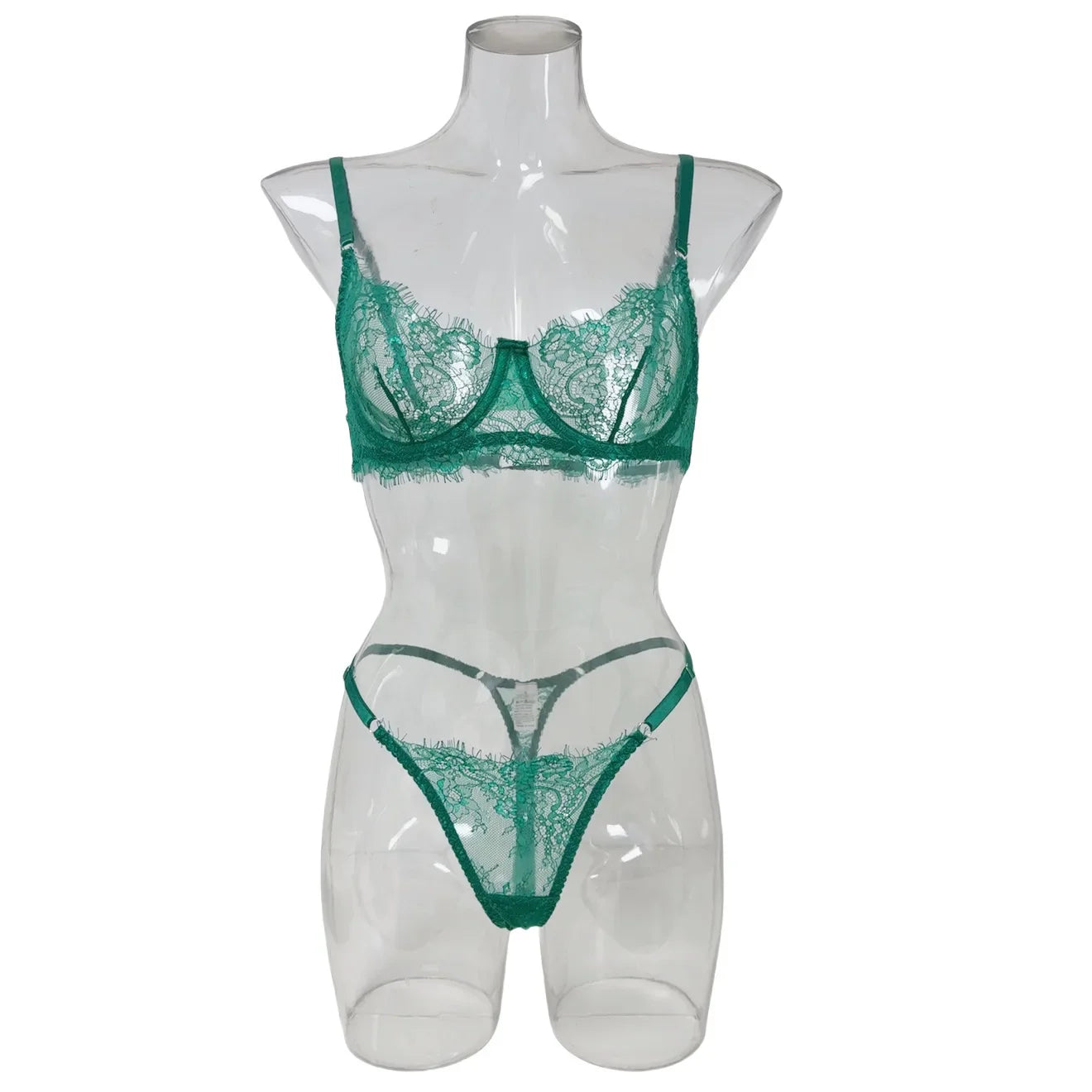 French Style Lace Trim Three Point