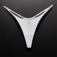 High Slit Seamless Sporty Thong Rose Underwear Fitness Ice Silk Thin Straps G-strings Plus Size