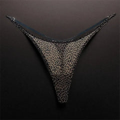 High Slit Seamless Sporty Thong Rose Underwear Fitness Ice Silk Thin Straps G-strings Plus Size