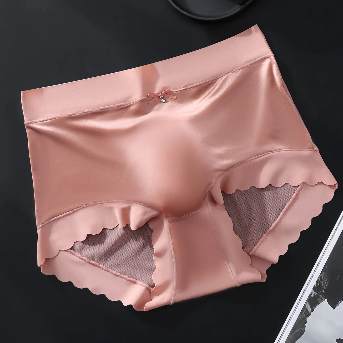Men Male Ice Silk Seamless Capsule 3D Pouch Shape Thin Lightweight Sheer See Through Clothing Underpants Briefs Underwear