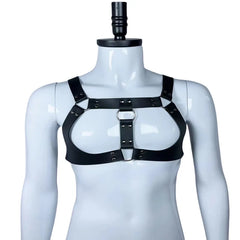 Mens Leather Harness Body Wear Bondage Chest Strap Comfortable Clubwear Party Outfit Exotic Fetish Bdsm Tank