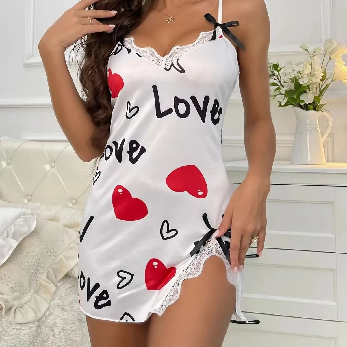 Arrival Western Plus Size Heart Suspender Dress
