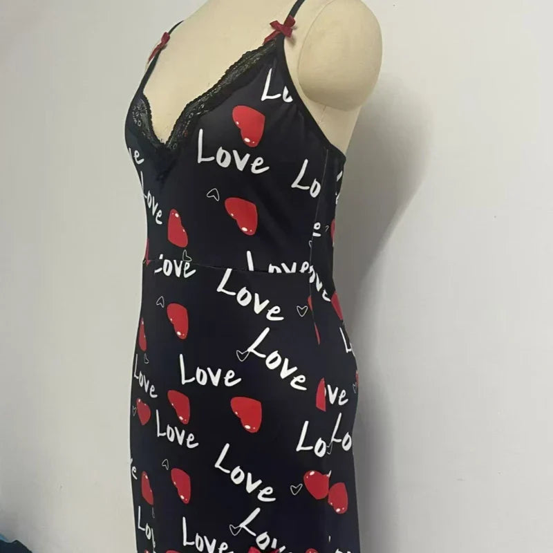 Arrival Western Plus Size Heart Suspender Dress