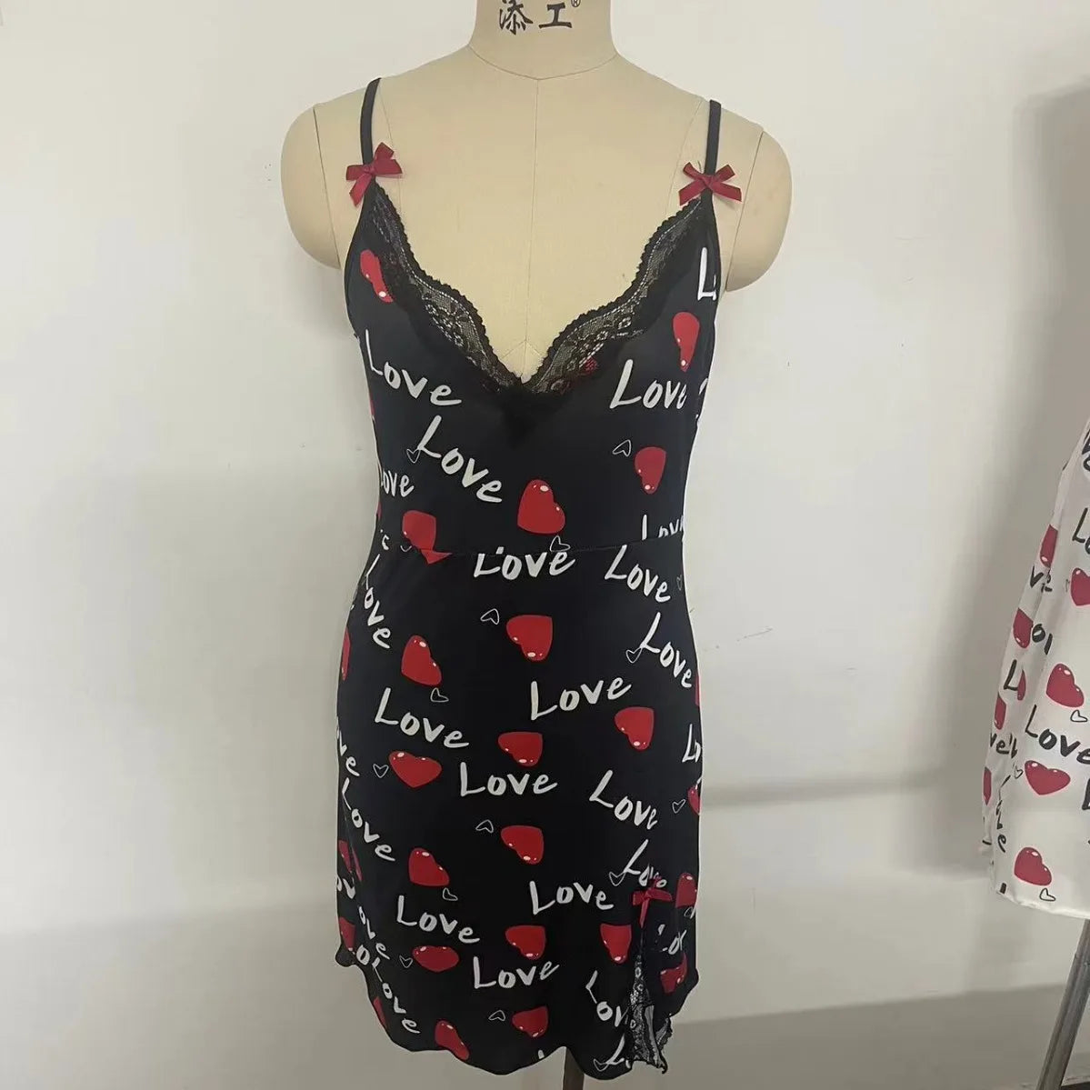 Arrival Western Plus Size Heart Suspender Dress