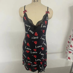 Arrival Western Plus Size Heart Suspender Dress