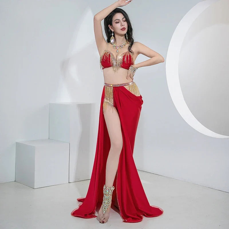 Design Belly Dance High-Slit Mermaid Skirt Wrap Hip Style