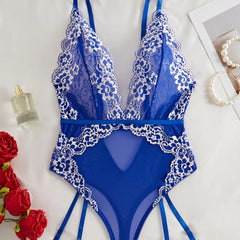 Erotic French Style Lace Strap Featuring Sensual See Through Alluring Exquisite Premium Attractive