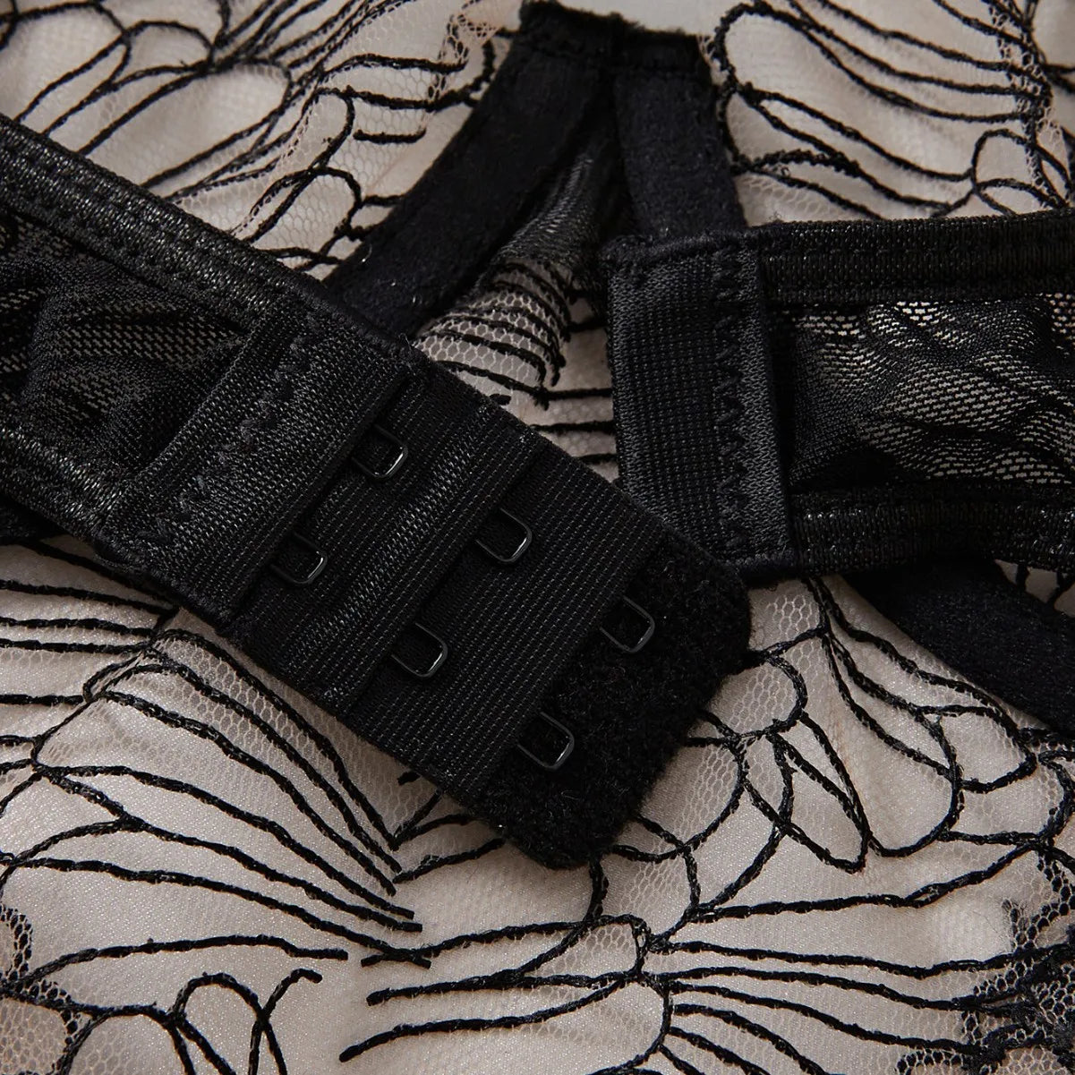 Erotic Western Style Black Mesh Hollow Out Featuring Sensual See Through Slim Fit Alluring Exquisite Premium