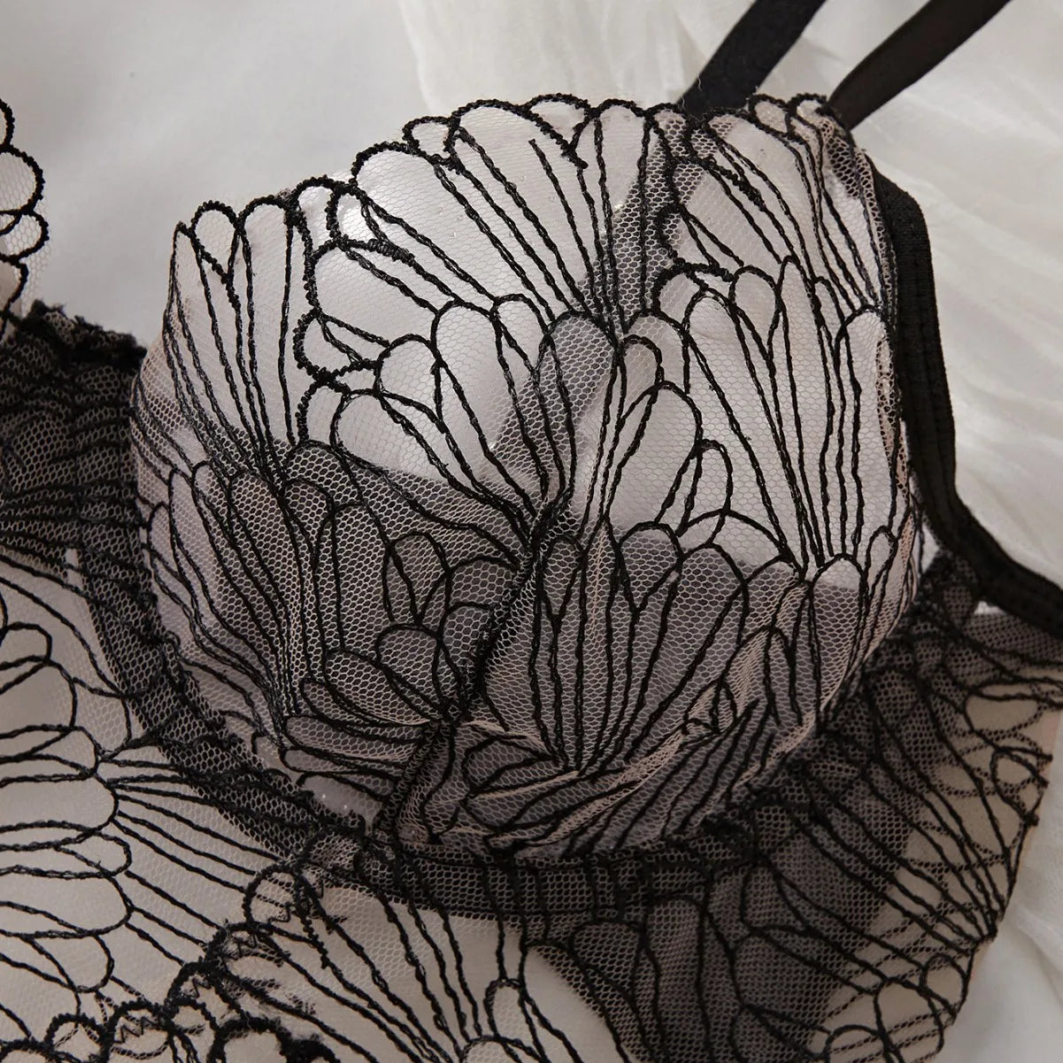Erotic Western Style Black Mesh Hollow Out Featuring Sensual See Through Slim Fit Alluring Exquisite Premium