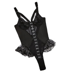 Erotic Western Style Lace Mesh Featuring Sensual See Through Alluring Exquisite Premium Attractive Erotic