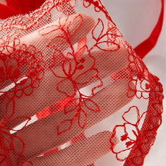French Embroidery See Through Bra Lingerie Sets Erotic Suits