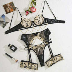 Lace Fishnet Daring Adult Caliente Seductive Erotic Sets