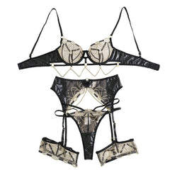 Lace Fishnet Daring Adult Caliente Seductive Erotic Sets