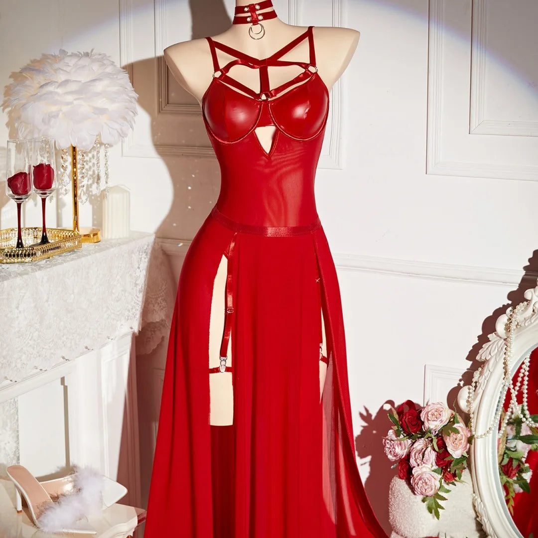 Mature Style See Through Mesh Nightwear Passionate Charm