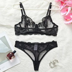 Mesh See Through Lace Bras Erotic Seductive Underwearss Clothingss Seductive Seduction Lingerie Set