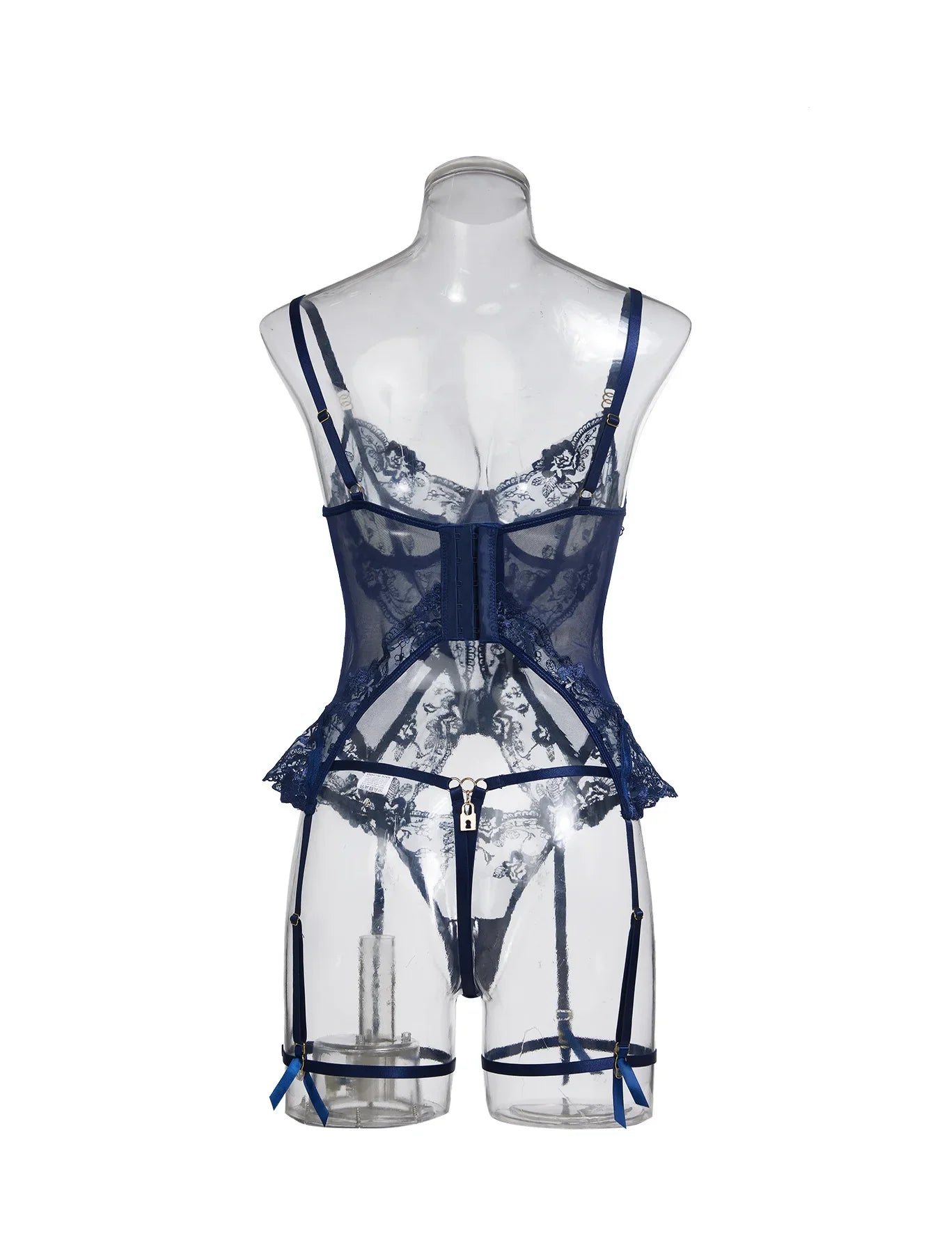 Erotic French Embroidery Bra Set Featuring Sensual See Through Mesh Alluring Elegant Exquisite Sensual Lingerie Set