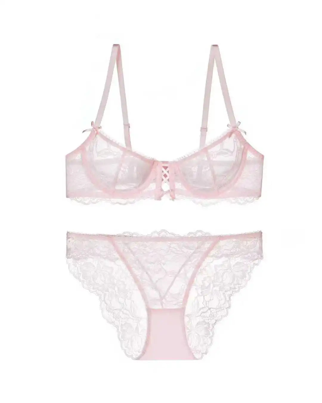 Erotic French Style Ultra Thin Bra Featuring Sensual Anti Sagging Design Alluring See Through Lace Underwear Bra Set