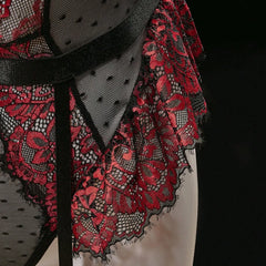 Erotic Lace Patchwork Featuring Sensual Slim Fit Design Alluring Charming Exquisite Sensual Lingerie