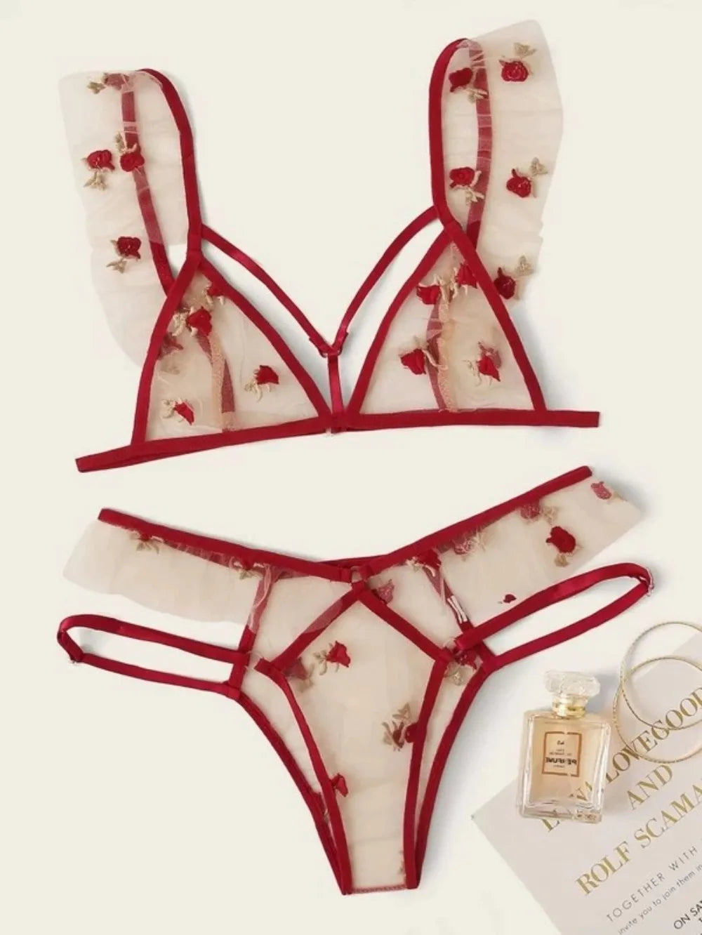 Heart Mesh Three Point