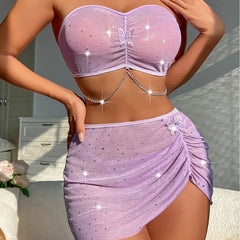 Mesh Tube Mini Skirt Flirting Erotic