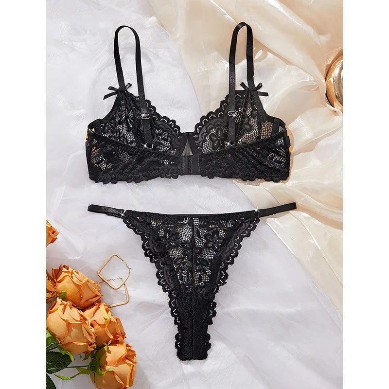 Sunflower Embroidery Printed Semi See Through