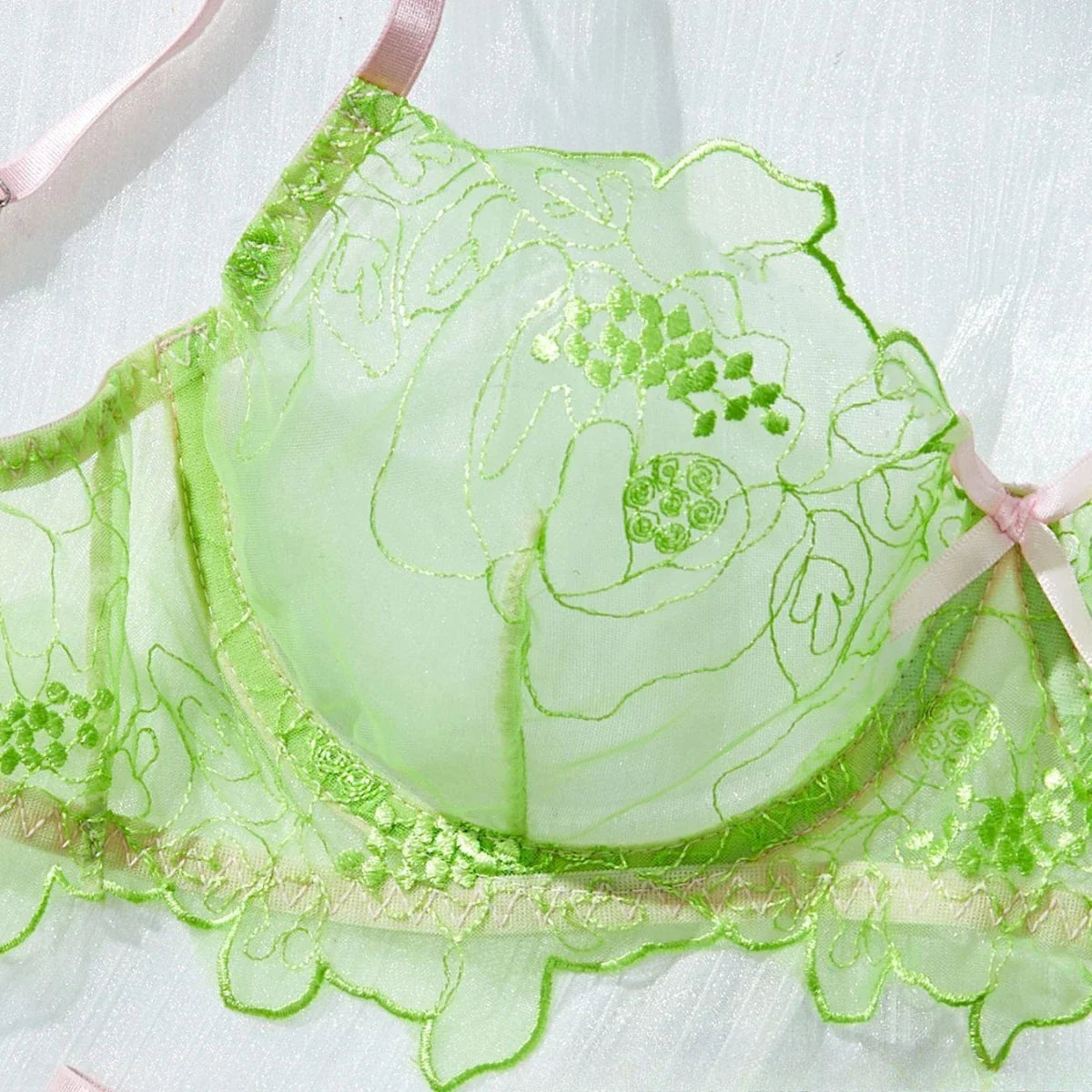 Westerns Lace Embroidery Bra Lingerie Sets Erotic Suits
