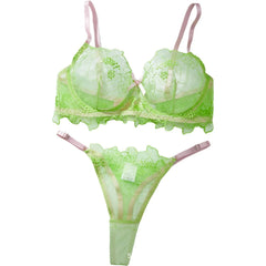 Westerns Lace Embroidery Bra Lingerie Sets Erotic Suits