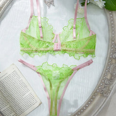 Westerns Lace Embroidery Bra Lingerie Sets Erotic Suits
