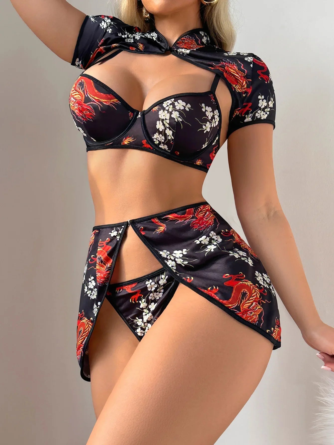 Ethnic Tribal Pattern Summer Clubwear Erotic Uniform Cosplay Outfit