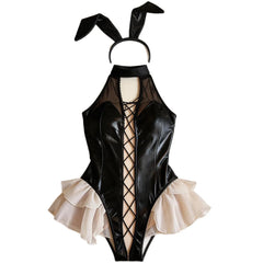 Patent Leather Bunny Crotchless