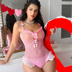 Pink Lace Uniform