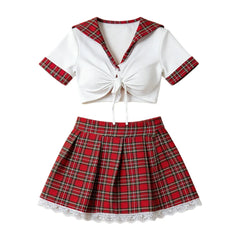 Plus Sizes Uniform Seduction Two Piece Style Cosplay Erotic