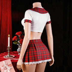 Plus Sizes Uniform Seduction Two Piece Style Cosplay Erotic