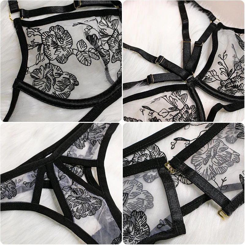 See-through Bra Set
