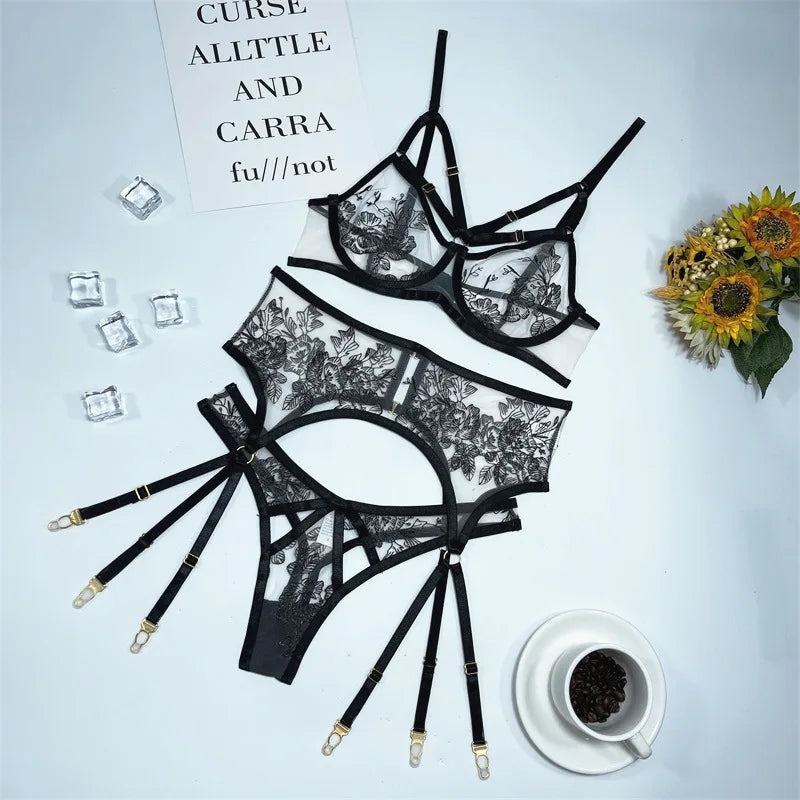 See-through Bra Set