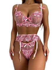 Lace Trim Two Pieces Belt