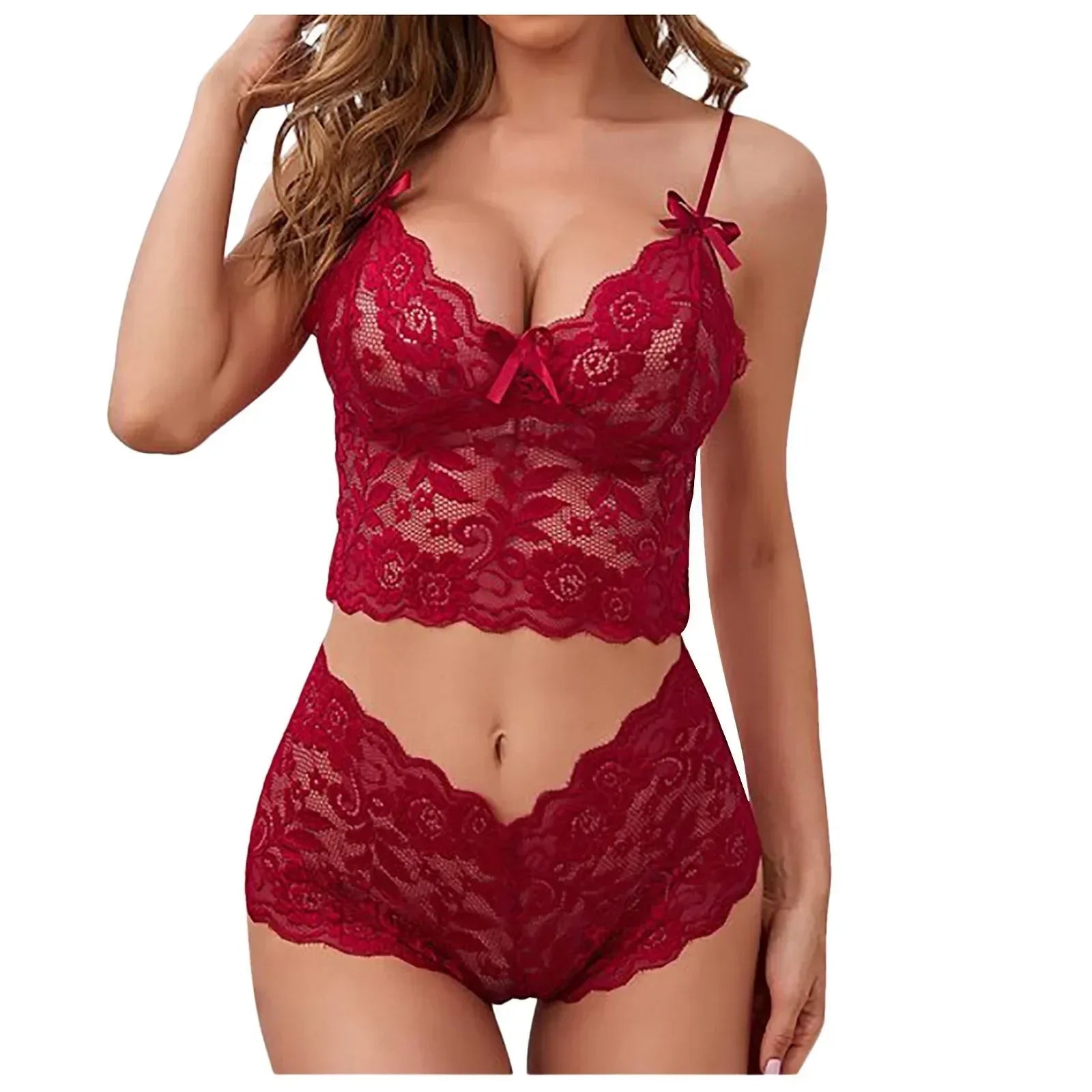 Lingerie Plus Size Underwear Print Lingerie Nightdress Lenceria Pack Erotic Costume