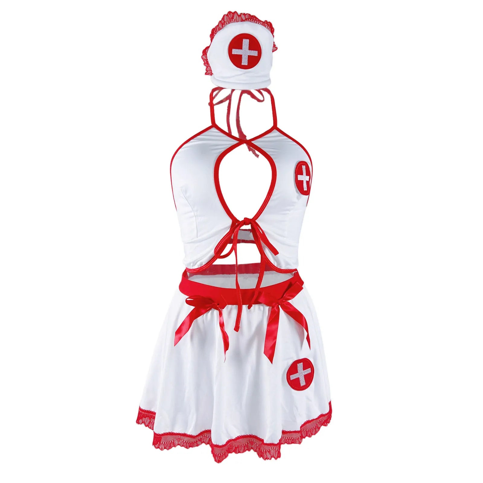 Lingeries Sets Lace Exotic Porn Outfit Erotic Babydoll Role Nurse Uniform Dress