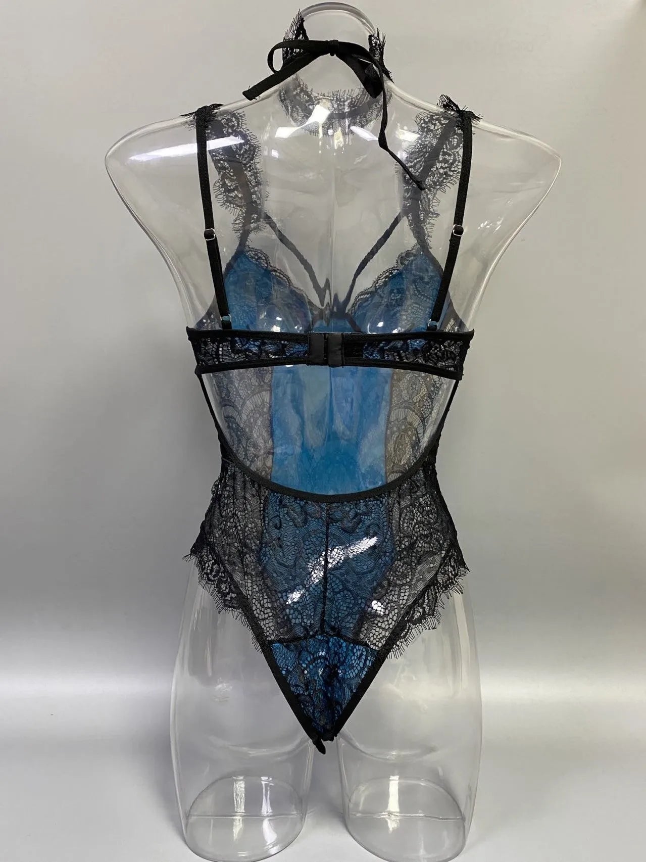 Multicolor Deep V Lace Open Crotch Body Suits