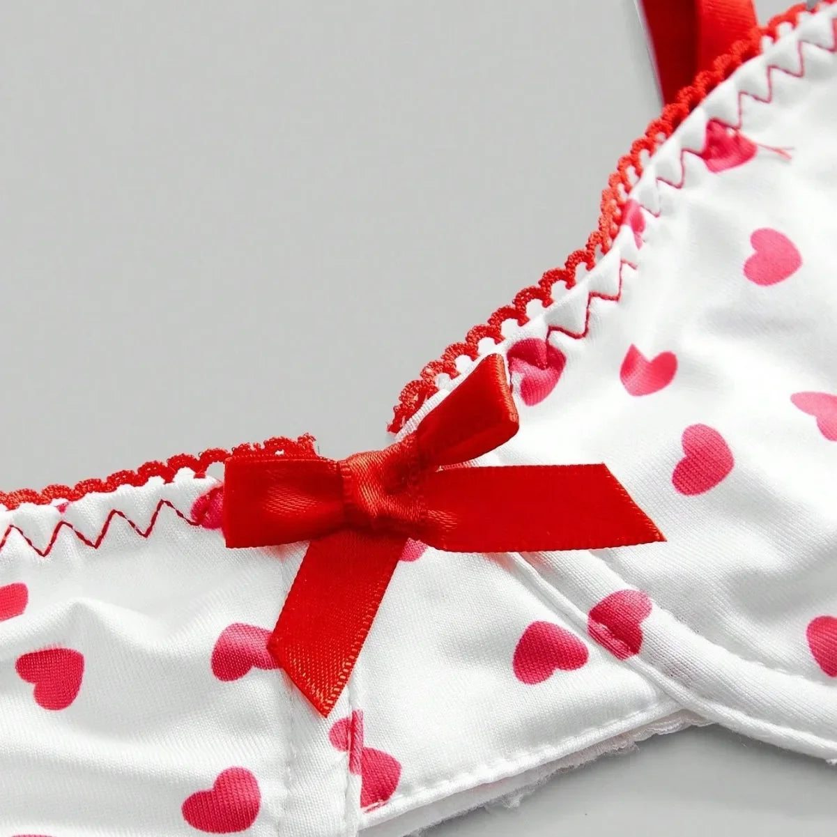 Three Point Lace Up Heart Bikini