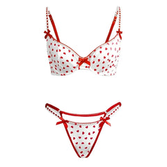 Three Point Lace Up Heart Bikini