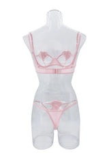 Three Points Bra Hollow Out Panties Erotic Seductive Underwearss Seductive Clothing Lingerie Set