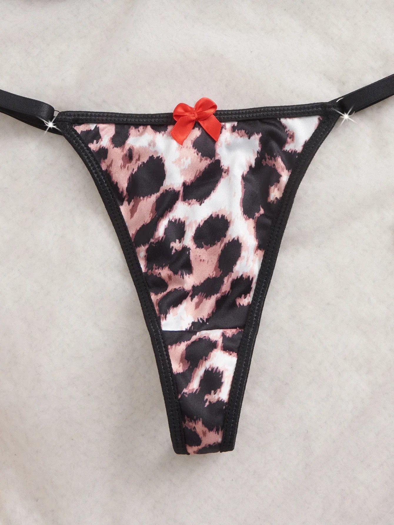 Western Erotic Leopard Print Lace Splicing Bras Seductive Underwearss Seductive Clothing Lingerie Set