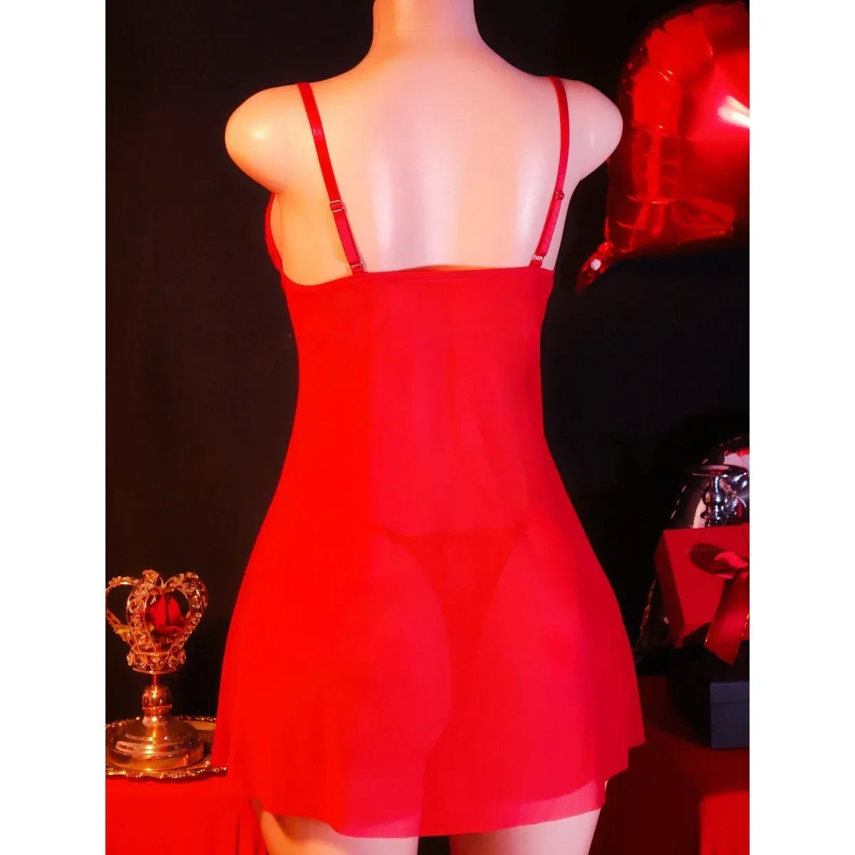 Western Sale Ultra Thin See Through Lingerie Dress